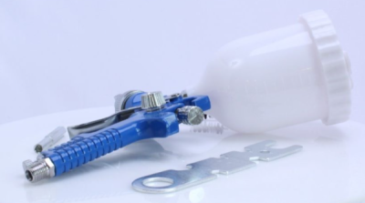 SATRA W98G Stříkací pistole HVLP s velkým průtokem, tryska 1,4 mm, zásobník 600 ml, nízký tlak---