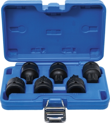BGS 5055, Sada silových nástrčných hlavic | 20 mm (3/4") | T-profil (pro Torx) T55 - T100 | 6dílná