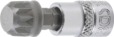 BGS 2507, Nástrčná hlavice | 6,3 mm (1/4") | vnitřní tisícihran (pro XZN) M12