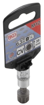 BGS 2507, Nástrčná hlavice | 6,3 mm (1/4") | vnitřní tisícihran (pro XZN) M12