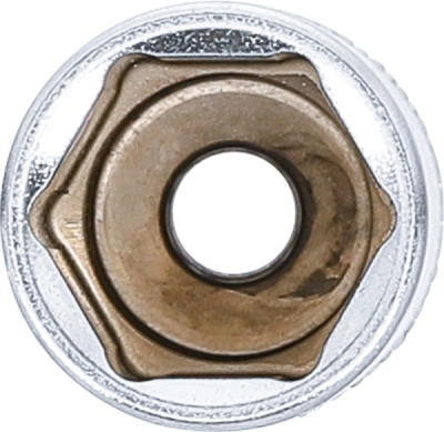 BGS 10513, Nástrčná hlavice, šestihranná, prodloužená | 6,3 mm (1/4") | 13 mm