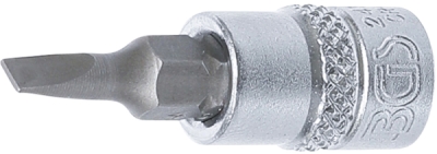 BGS 2493, Nástrčná hlavice | 6,3 mm (1/4") | plochá 4 mm
