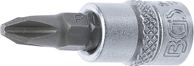 BGS 2488, Nástrčná hlavice | 6,3 mm (1/4") | křížový PH2