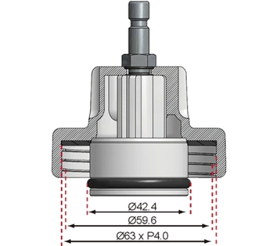BGS 8027-13, Adaptér č. 13 pro BGS 8027, 8098 | pro Chrysler, Mercedes-Benz