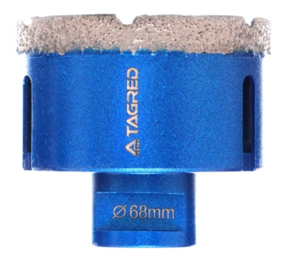 Diamantový korunkový vrták 68mm M14 do kamene, keramiky, TA4091