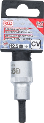 BGS 6454, Rozpěrná hlavice pro montáž a demontáž vzpěr | 12,5 mm (1/2") | 5 x 7 mm