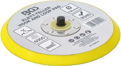 BGS 9345-2, Talíře se suchým zipem pro BGS 9345 | O 150 mm