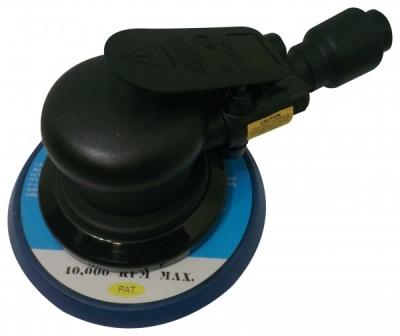 SATRA S-60CHL, pneumatická excentrická bruska 150 mm | 10 000 ot./min, bezprašná, lehká 0,9 kg