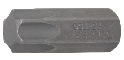 BGS 4875, Bit | Délka 30 mm | pohon vnější šestihran 10 mm (3/8") | T-profil (pro Torx) T55
