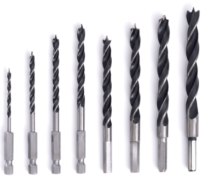 Tagred TA4184, Sada vrtáků do dřeva HEX 1/4" | 3-10mm | 8ks