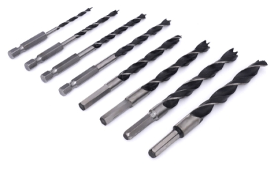 Tagred TA4184, Sada vrtáků do dřeva HEX 1/4" | 3-10mm | 8ks
