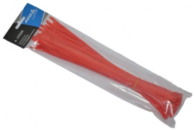 ASTA A-CT53R Elektrikářské stahovací pásky 5 x 300 mm červené pro kabely---