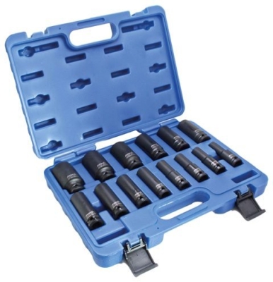 NASADKI UDAR.12-KĄT.GEAR LOCK 1/2-KPL 14 SZTUK, rozm 10-32 m