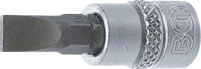 BGS 2495, Nástrčná hlavice | 6,3 mm (1/4") | plochá 6,5 mm