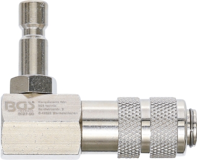 BGS 8027-90, Bajonetový adaptér pro chladicí systém | 90° zahnutý | pro 8027, 8098