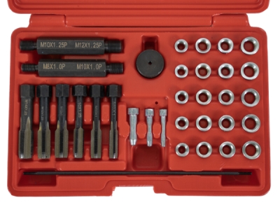 Matabro MB-02-13460, Sada na opravu závitů žhavicích svíček M8, M10, M12, M14 a regeneraci závitů