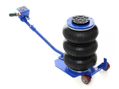 Tagred SET-ZVE16, Akční set pneumatický měchový zvedák 3,5 t s 3t podpěrami MB-JS3T | max. zdvih 40 cm, min. výška 13,5 cm