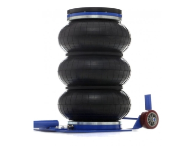 Tagred SET-ZVE16, Akční set pneumatický měchový zvedák 3,5 t s 3t podpěrami MB-JS3T | max. zdvih 40 cm, min. výška 13,5 cm