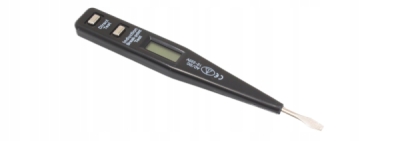 SATRA S-VT250V, zkoušečka napětí 12–250 V, digitální LCD tester střídavého a stejnosměrného napětí