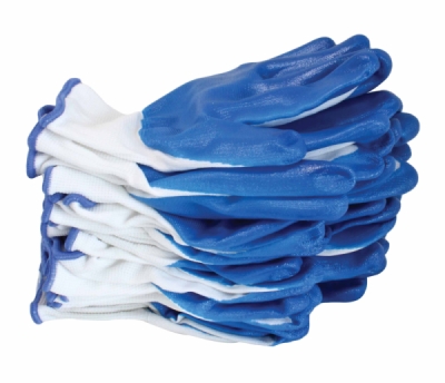 Asta S-GLOV9, Pracovní rukavice nylon/nitril, vel. 9, 12ks