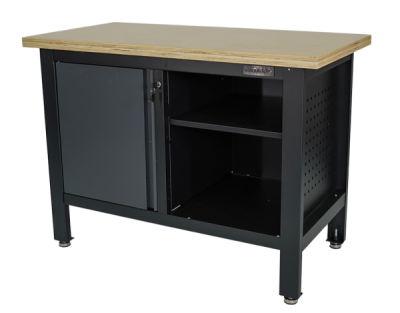Matabro MB-TSK5410-L, Pracovní dílenský stůl | 1 skříňka | 1 police | 1200 x 600 x 860 - 900 mm