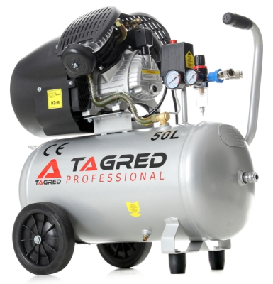 kompresor TAGRED 50L   TA360 230V 2-tłokowy (olejowy) z seperatorem