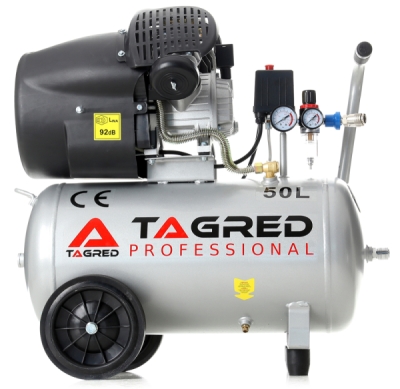 kompresor TAGRED 50L   TA360 230V 2-tłokowy (olejowy) z seperatorem