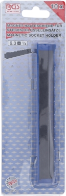 BGS 3011-1, Lišta pro upevnění nástrčných hlavic | magnetická | pro 6,3 mm (1/4")