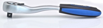 ASTA A-KH3072, Ráčna 3/8" vyhnutá, 205 mm, 72 zubů – ergonomická rukojeť, CrV materiál