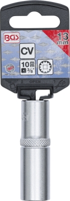 BGS 10353, Nástrčná hlavice Gear Lock, prodloužená | 10 mm (3/8") | 13 mm