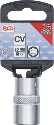 BGS 2416, Nástrčná hlavice Super Lock | 12,5 mm (1/2") | 16 mm
