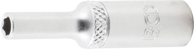 BGS 10504, Nástrčná hlavice, šestihranná, prodloužená | 6,3 mm (1/4") | 4 mm