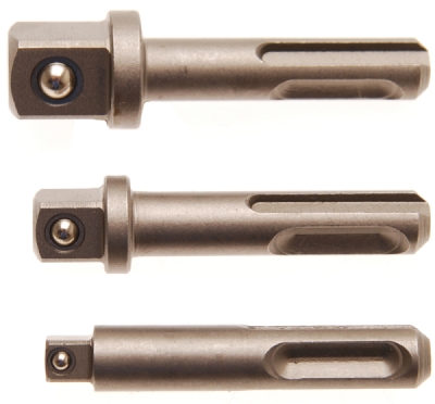 BGS 8214, Sada adaptérů | SDS - vnější čtyřhran 6,3 mm (1/4"), 10 mm (3/8"), 12,5 mm (1/2") | 3dílná