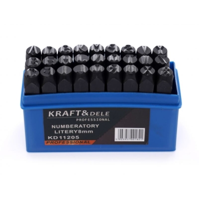 Kraft&Dele KD11205, Ruční raznice písmen 8 mm