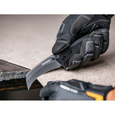 Zahnutý zavírací nůž TOUGHBUILT