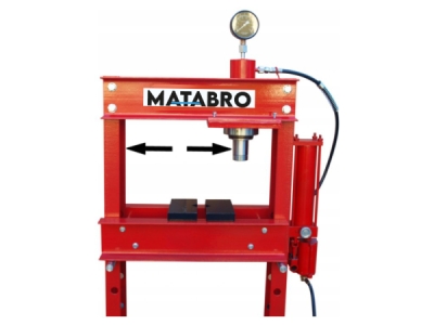 Matabro MB-P30TAH, Hydraulicko-pneumatický lis 30t s posuvným pístem