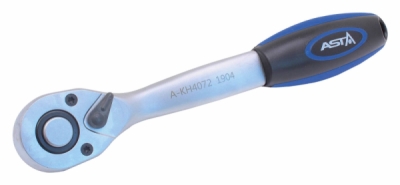 ASTA A-KH4072, Ráčna 1/2" vyhnutá, 72 zubů, 255 mm | přesná práce, ergonomická rukojeť---