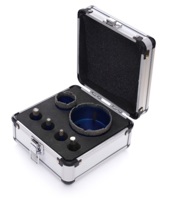 Korunkové diamantové vrtáky do keramiky či kamenu, 6 - 68 mm, M14, sada 6 ks, Tagred TA4085
