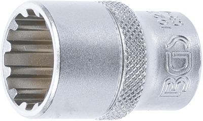 BGS 10218, Nástrčná hlavice Gear Lock | 12,5 mm (1/2") | 18 mm