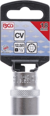 BGS 10218, Nástrčná hlavice Gear Lock | 12,5 mm (1/2") | 18 mm