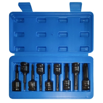 ZESTAV HLAVIC NARAZOVYCH TORX 1/2 PALCE x - T20,T25,T30,T40,T45,T50,T55,T60,T70