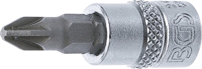BGS 2491, Nástrčná hlavice | 6,3 mm (1/4") | křížový PZ2
