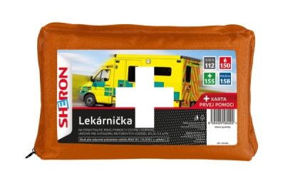 SHERON Autolékárnička oranžová kortex. obal /SK