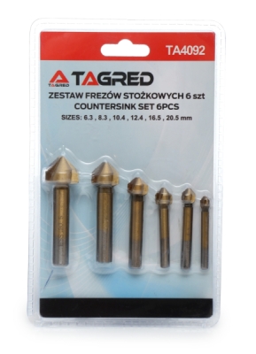 Frézovací vrtáky titan 6,3 - 20,5 mm, TA4092