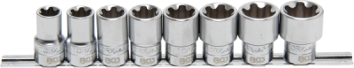 BGS 8806, Sada nástrčných hlavic T-profil Plus (pro Torx Plus) | 12,5 mm (1/2") | 18EP - 32EP | 8dílná