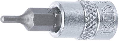 BGS 5153, Nástrčná hlavice | 6,3 mm (1/4") | vnitřní šestihran 2 mm