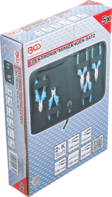BGS 463, Elektronická sada minikleští | 5dílná