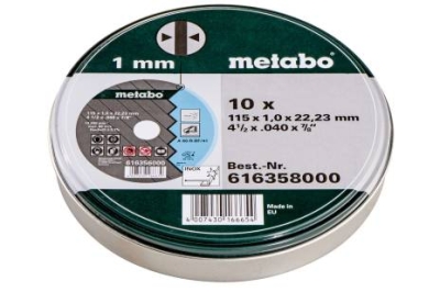 Metabo 616358000 10 řezných kotoučů SP 115x1,0x22,23 Inox, TF 41