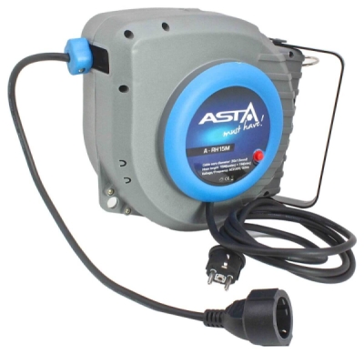 Asta A-RH15M Automatický bubnový navíječ elektrického kabelu 15 m