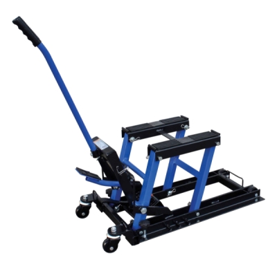 SATRA S-80LBM, hydraulický zvedák motocyklů s nosností 680 kg | mobilní, nožní pedál, protiskluzová guma